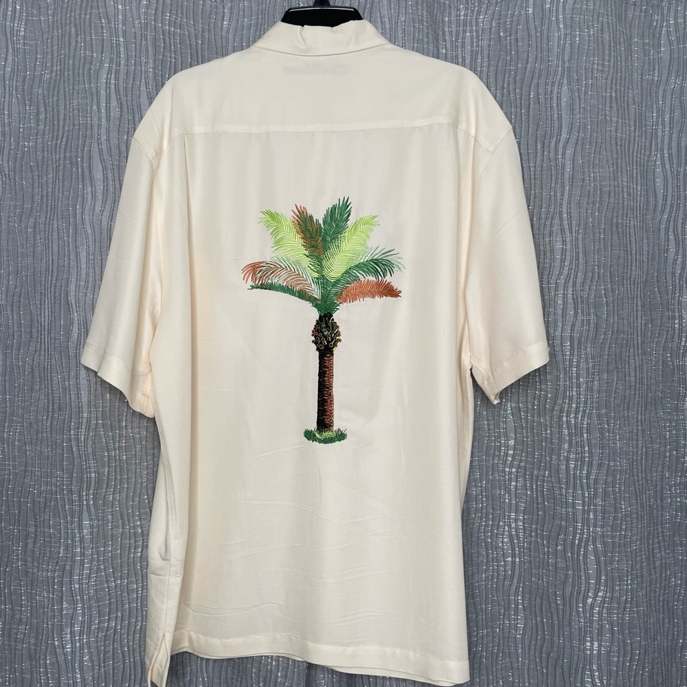 Caribbean Embroidered Button Down - image 2